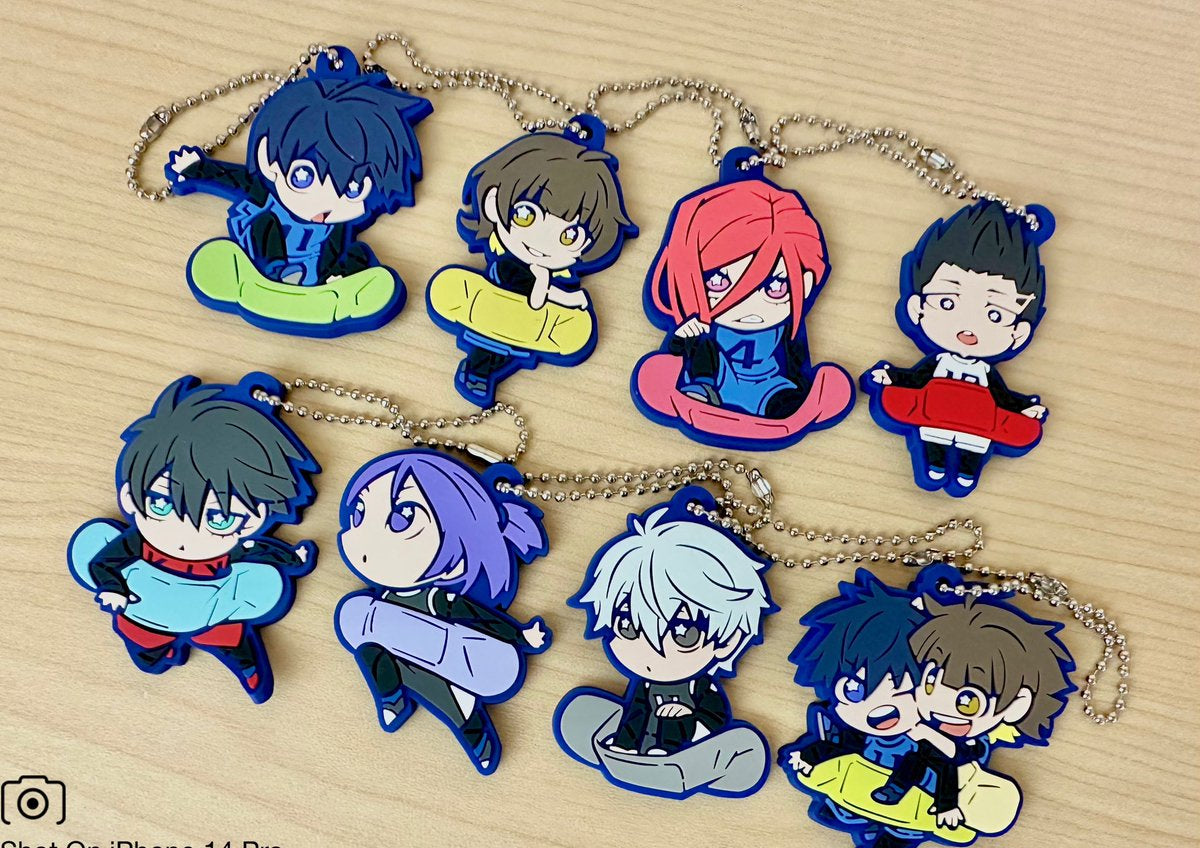 Blue Lock Character Banchoukou Rubber Keychain Gashapon vol.2