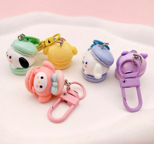 Sanrio Macaron mini keychains