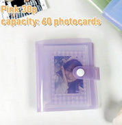 Aesthetic Pastel Photocard Album fits 60 cards