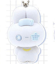Moon Friends Gashapon Mini Figure Keychain JP White Rabbit