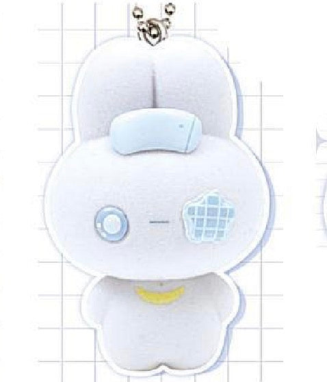 Moon Friends Gashapon Mini Figure Keychain JP White Rabbit