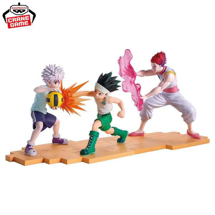 Hunter x Hunter Gon Killa Hisoka Set of 3 Figures Bandai Greed Island Scene Arc