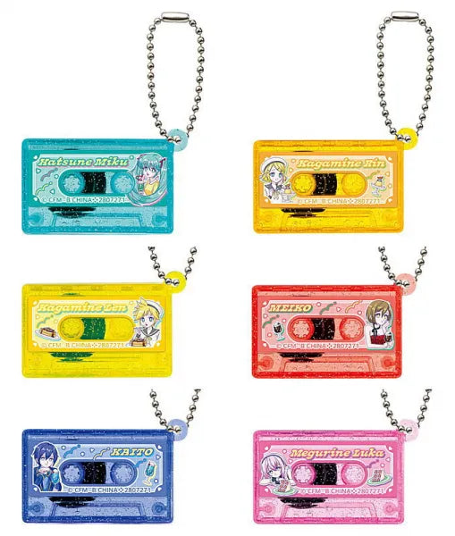 Vocaloid Casette Tape Gashapon Keychain (1 Random Keychain)