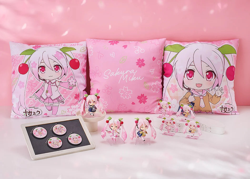 Sakura Miku Good Smile Company Kuji 2024 E prize Rubber Keychain