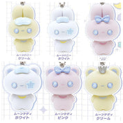 Moon Friends Gashapon Mini Figure Keychain JP White Rabbit