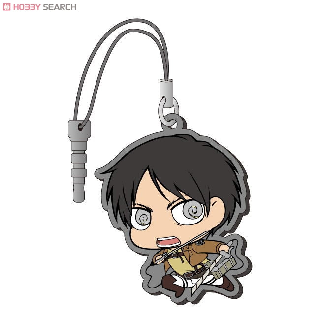 Attack on Titan Chimi Attack Earphone Jack Mascot RARE