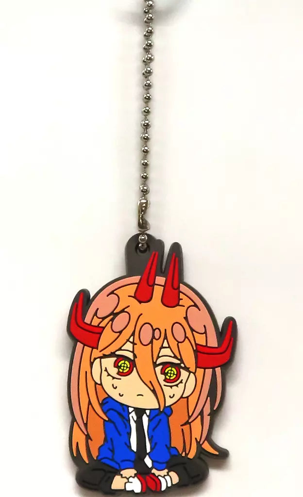 Chainsaw Man Power rubber keychain by Takara Tomy A.R.T.S