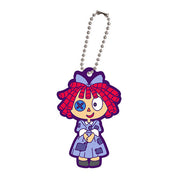 The Amazing Digital Circus Ragatha rubber keychain by Bandai