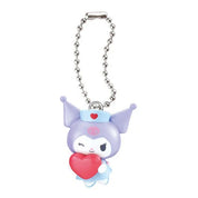 Sanrio Kuromi Nurse Swing Mascot mini figurine keychain by Bandai