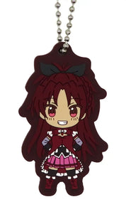 Puella Magi Madoka Magica Kyoko Sakura rubber keychain