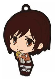 Attack on Titan Sasha Braus strap rubber keychain JP