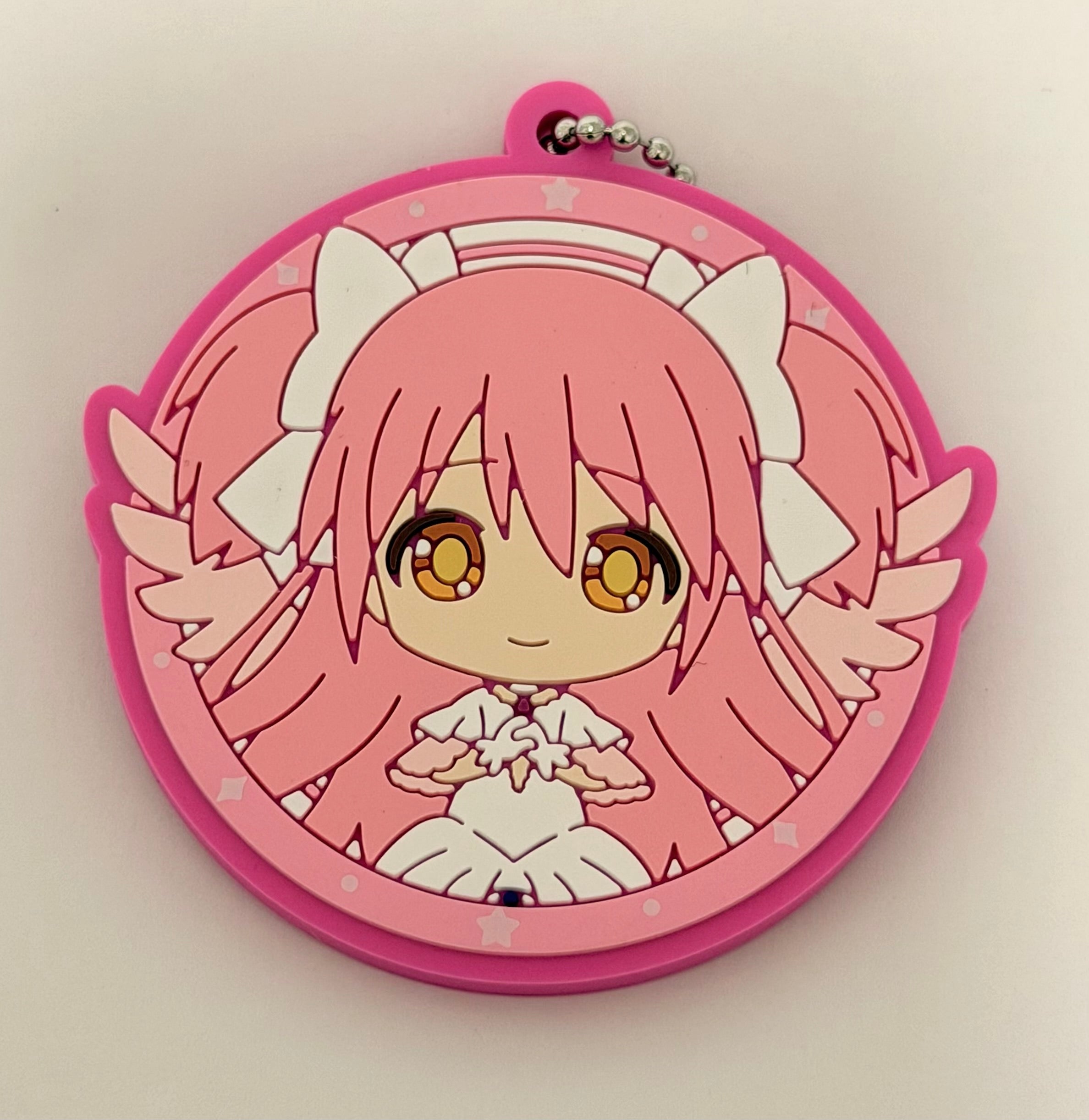 Puella Magi Madoka Magica Goddess Madoka Official Rubber Keychain JP
