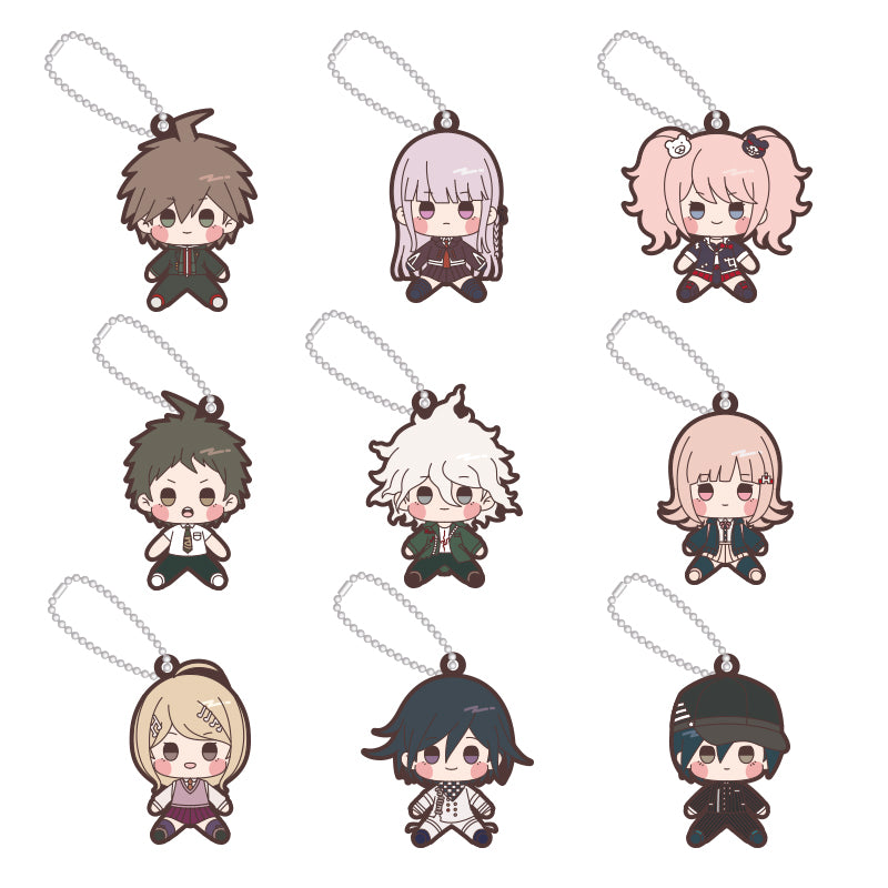 Danganronpa Mochi-doll rubber keychains JP