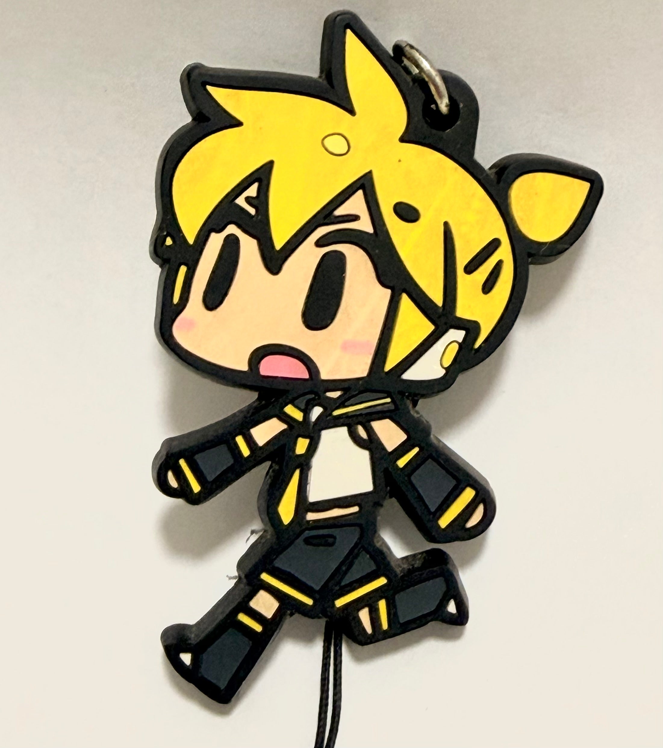 Vocaloid Project Sekai Len Retro Rubber Keychain JP
