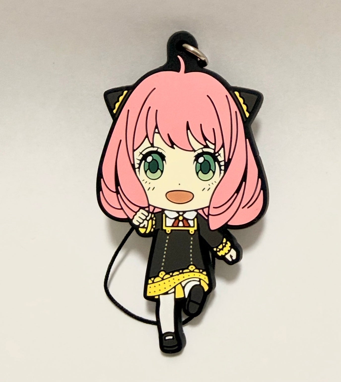 Spy x Family Anya Rubber Keychain JP Happy