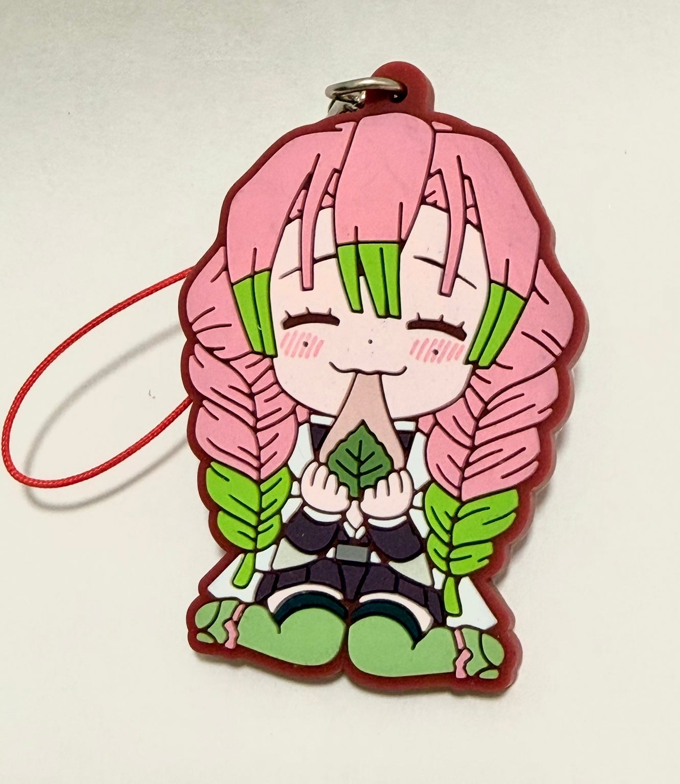 Demon Slayer Mitsuri Rubber Keychain JP