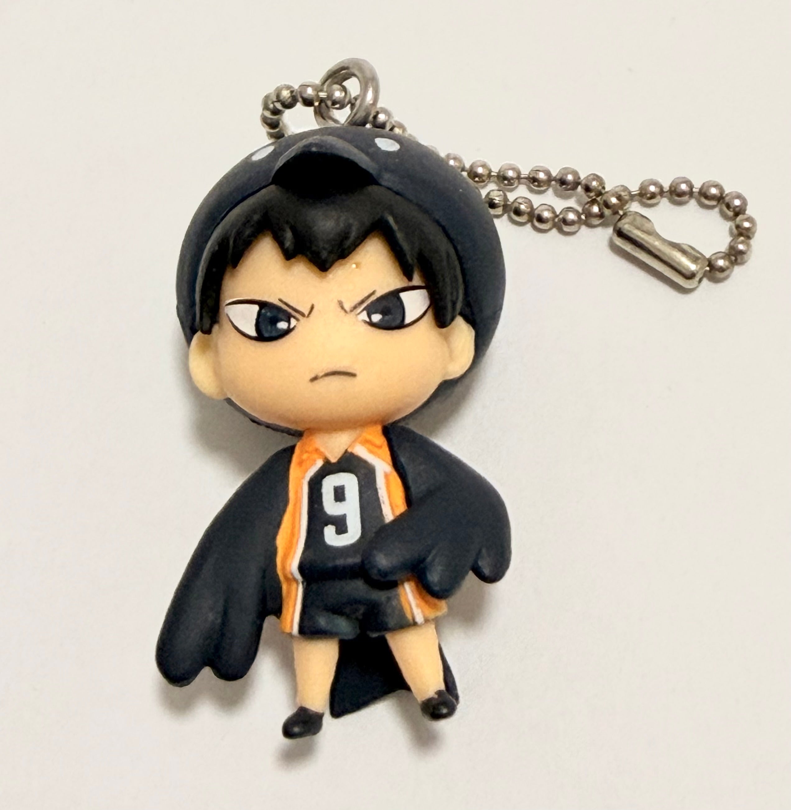 Haikyuu!! Tobio Crow Mini Figure Keychain RARE JP front
