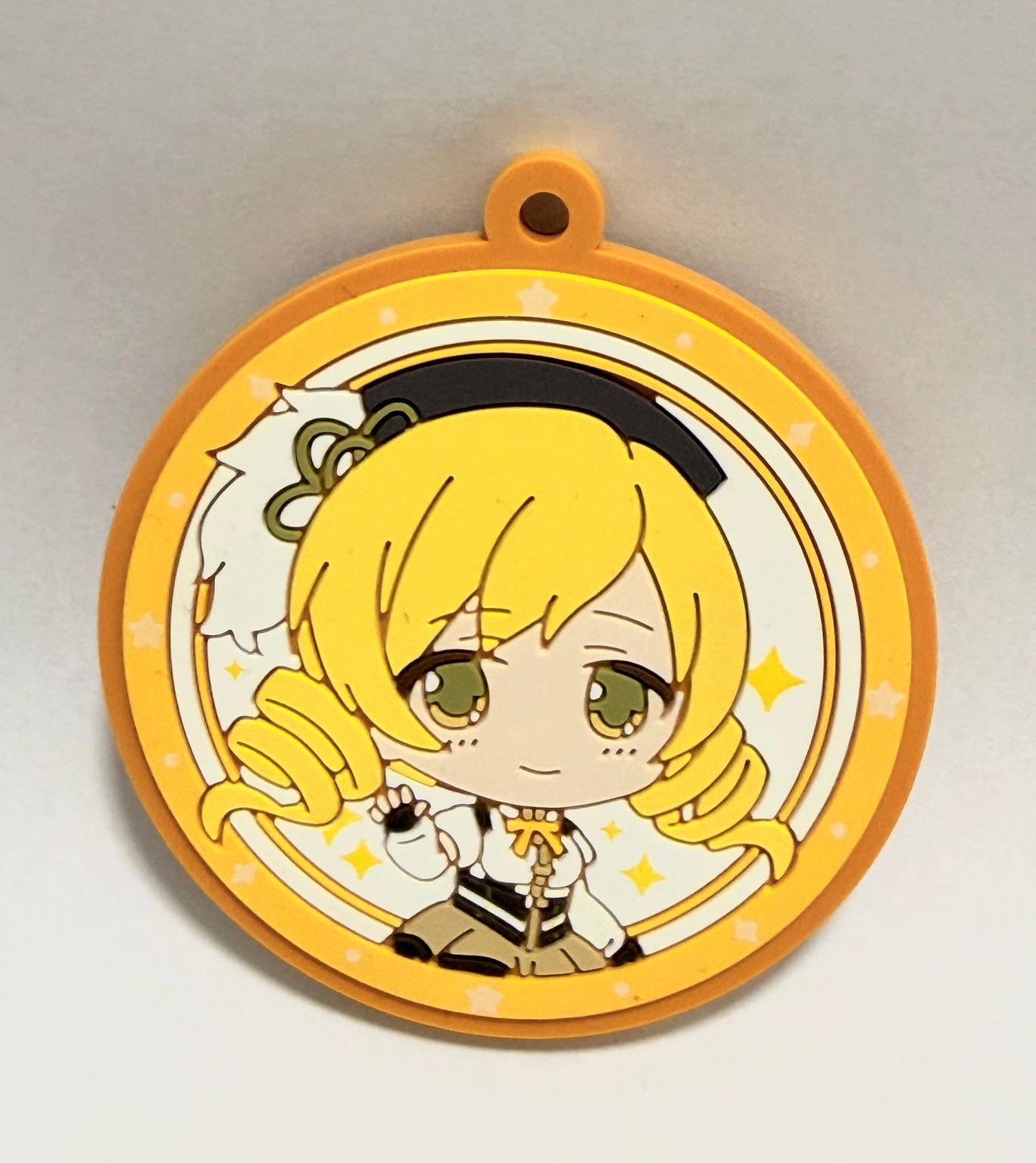 Puella Magi Madoka Magica Mami Official Rubber Keychain JP