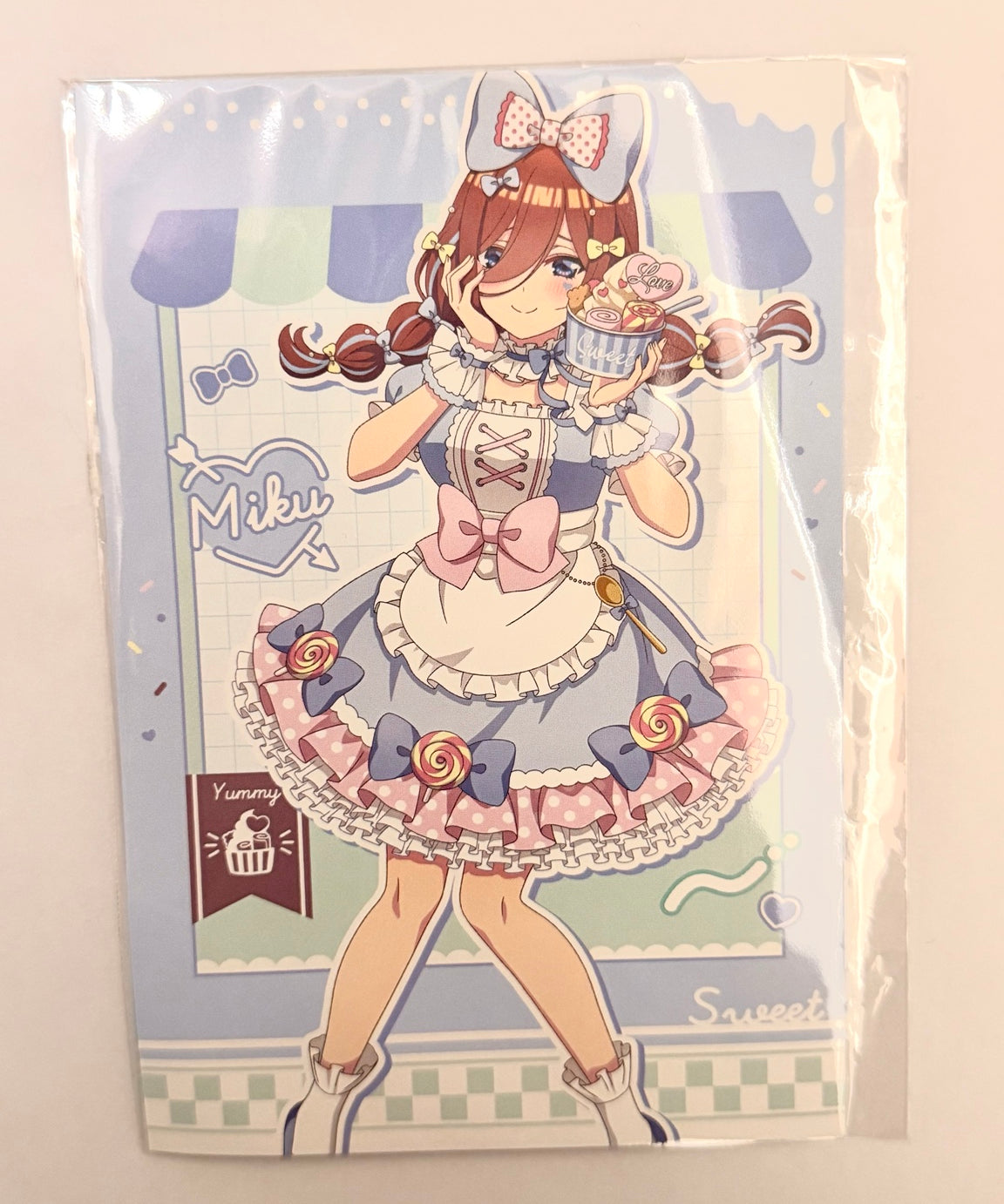 The Quintessential Quintuplets Official Miku Chocolate Lolitta Postcard A5 JP 262791