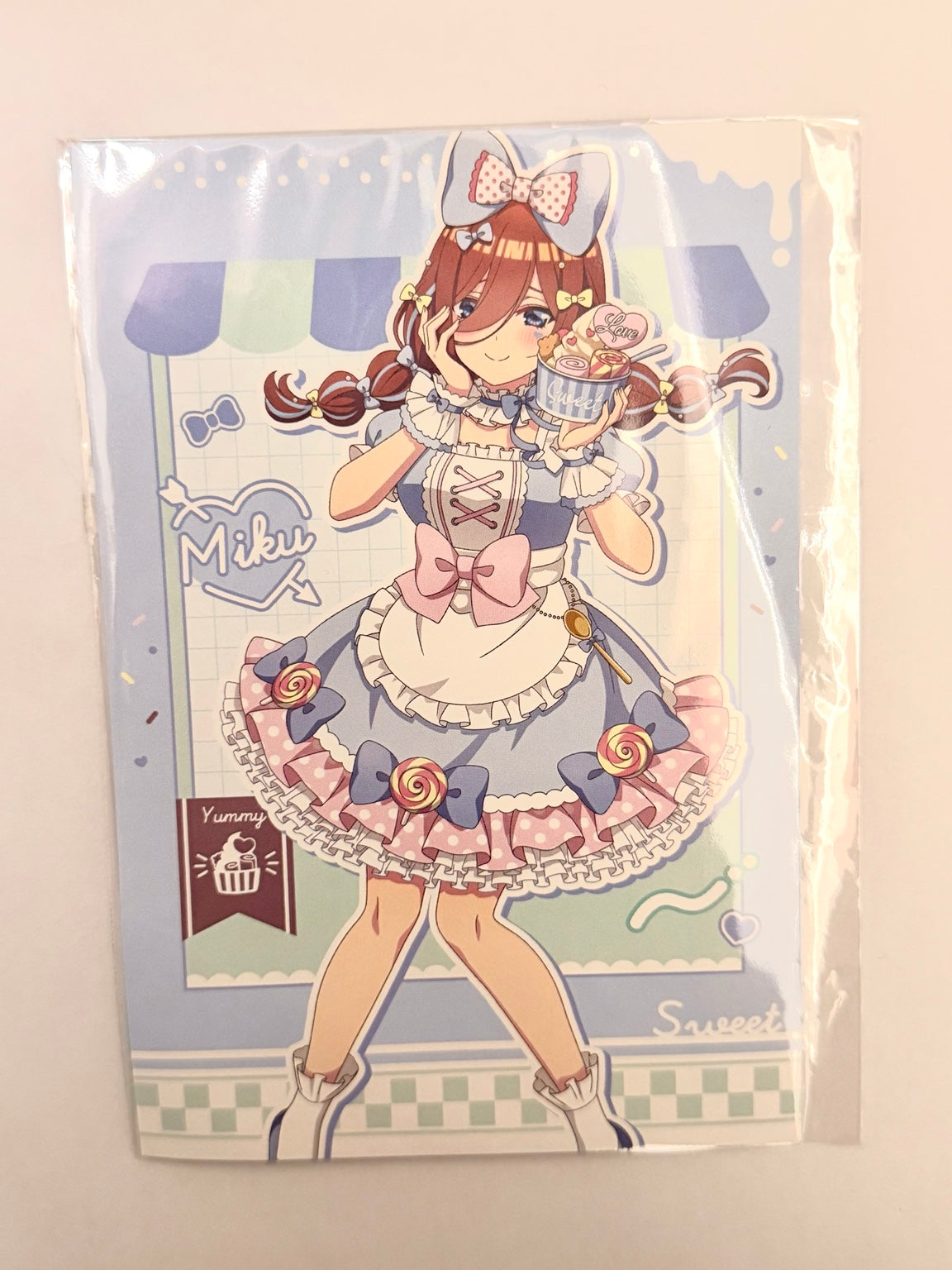 The Quintessential Quintuplets Official Miku Chocolate Lolitta Postcard A5 JP 262791