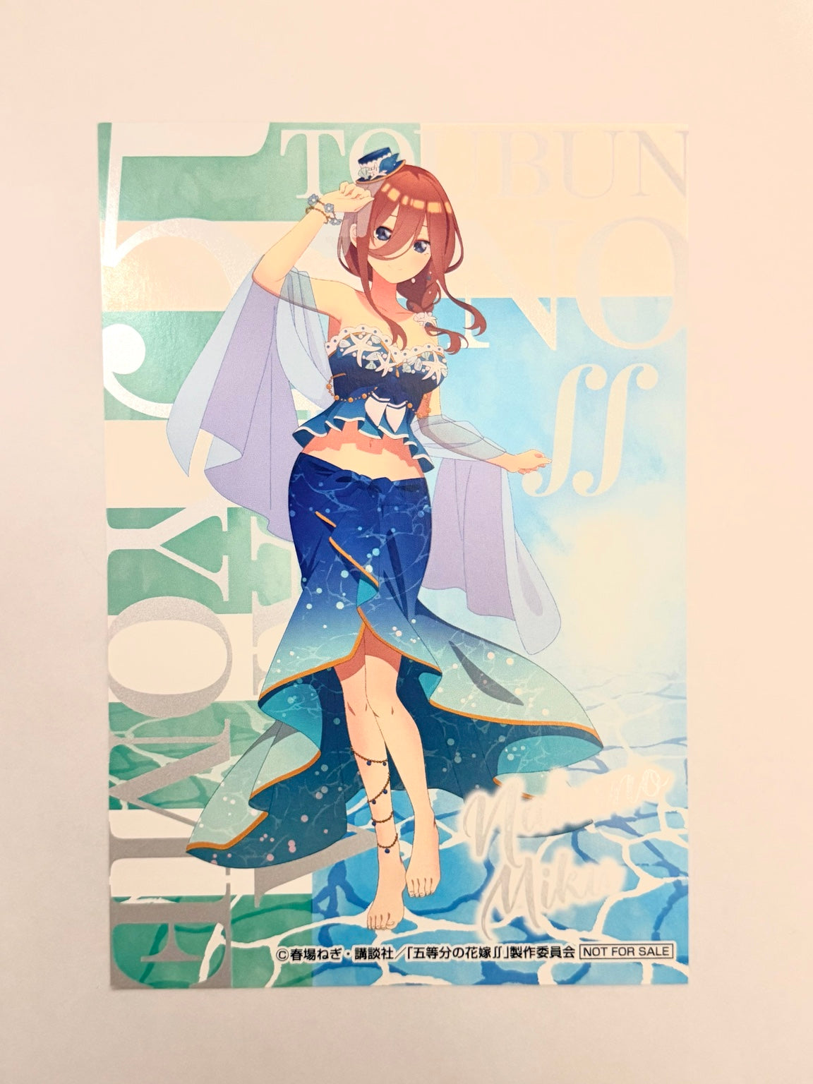 The Quintessential Quintuplets Official Miku Exotic Postcard A5 262793