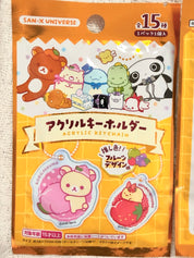 Rilakkuma Official Acrylic Keychain Blind Bag (1 Random) Fruit Series front