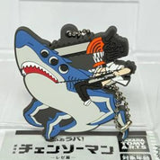 Chainsaw Man “Defolava!” Denji & Beam Shark Devil rubber keychain by Takara Tomy A.R.T.S