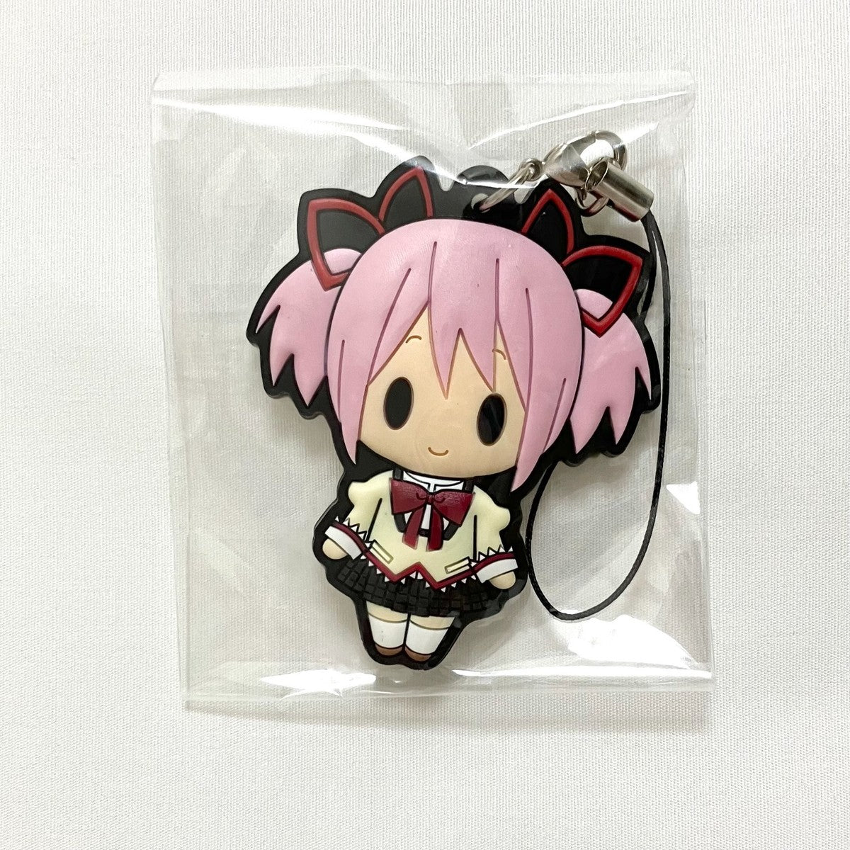 Puella Magi Madoka Magica Madoka Kaname strap rubber keychain by Broccoli