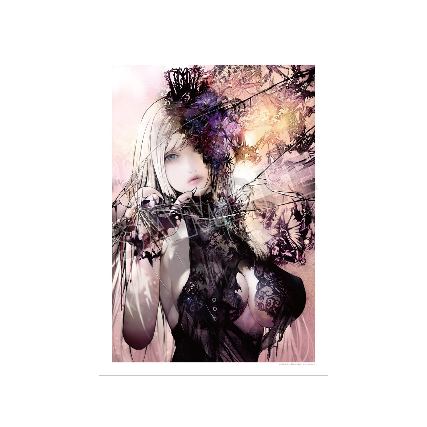 Bakemonogatari Kiss-Shot Acerola-Orion Heart-Under Blade Official strap acrylic keychain by Bandai