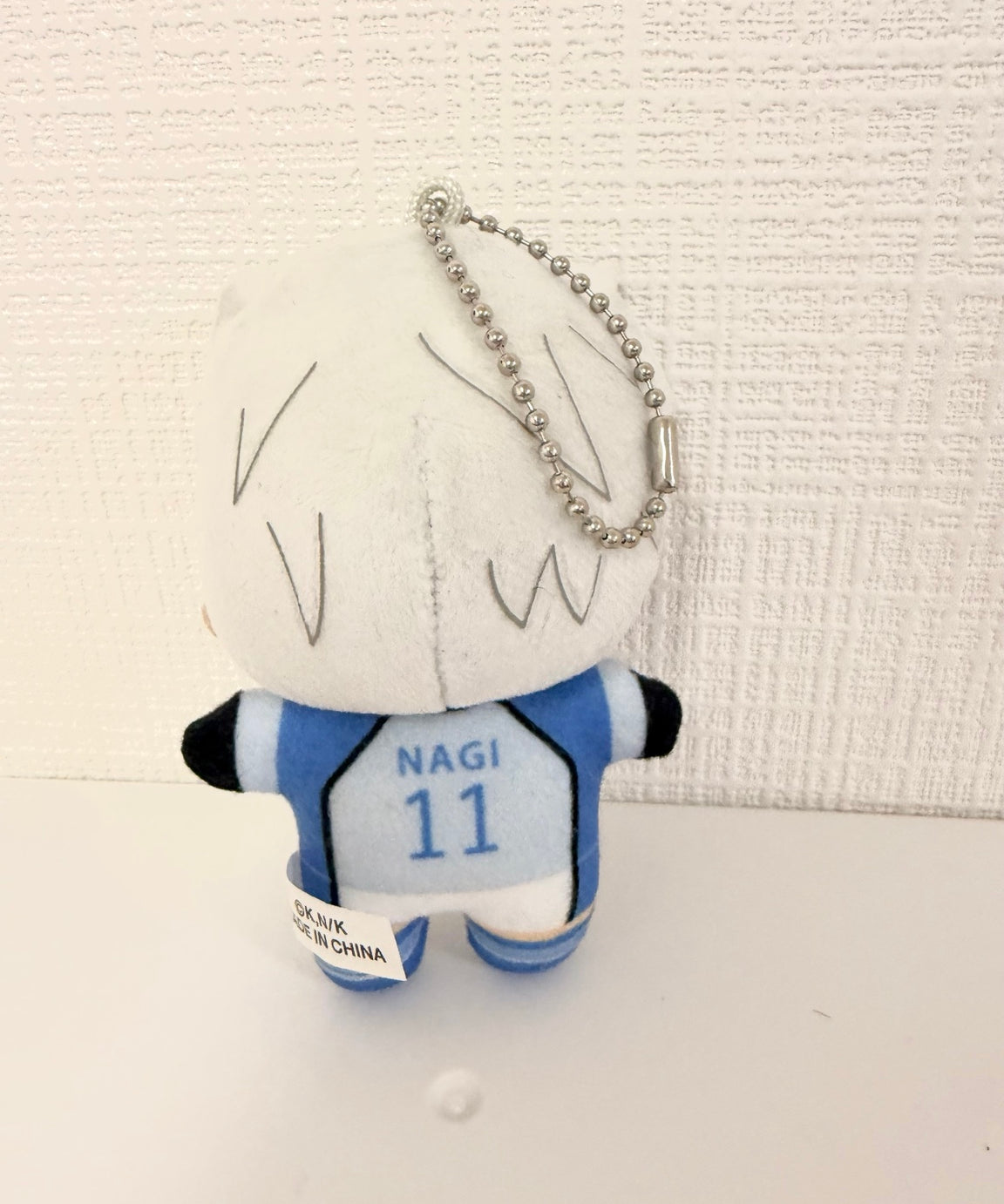 Blue Lock Official Nagi Plush Keychain JP Manshine City back
