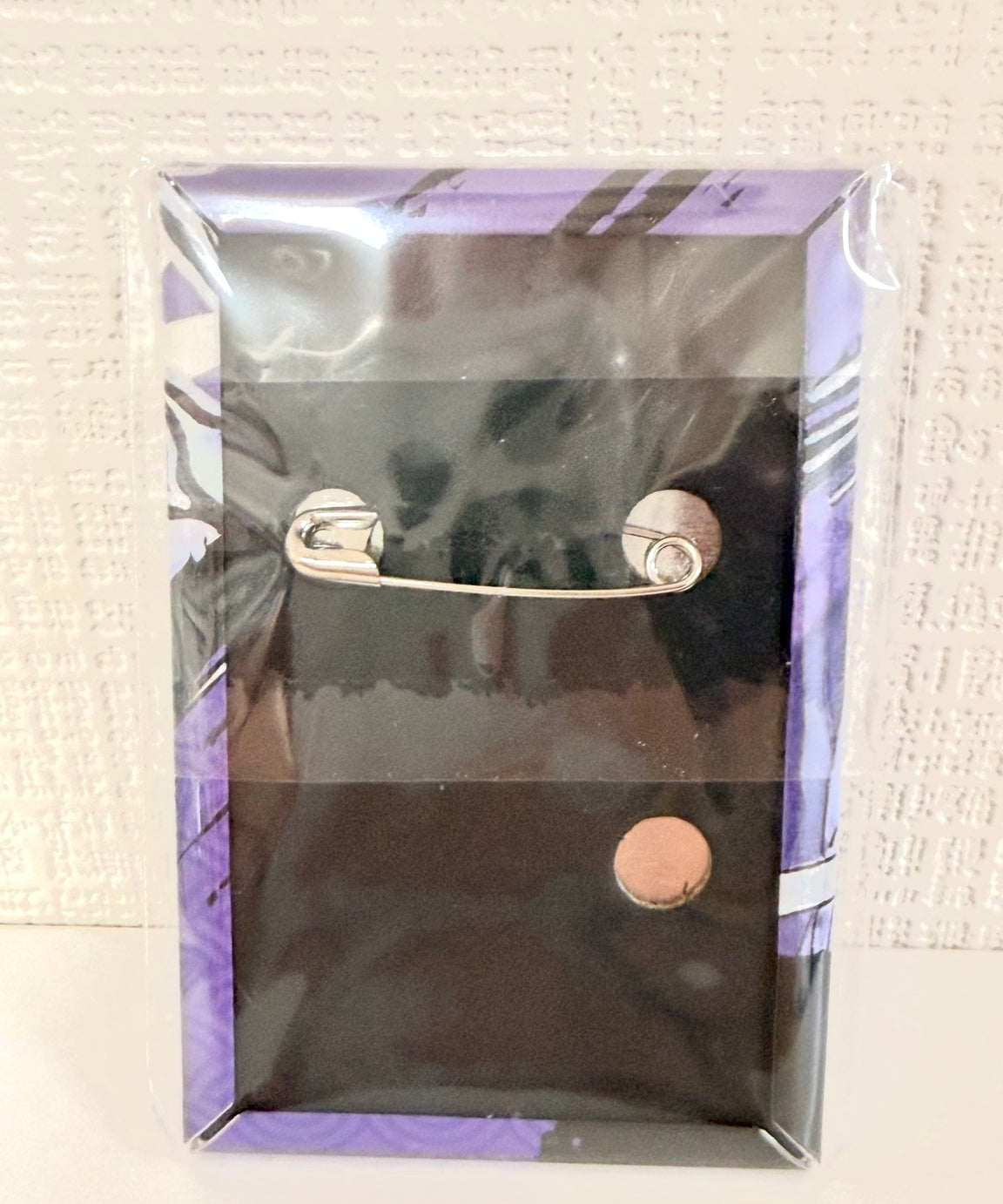 Naruto Hinata Official Pin JP back