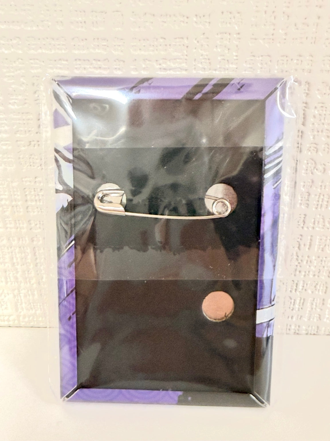 Naruto Hinata Official Pin JP back