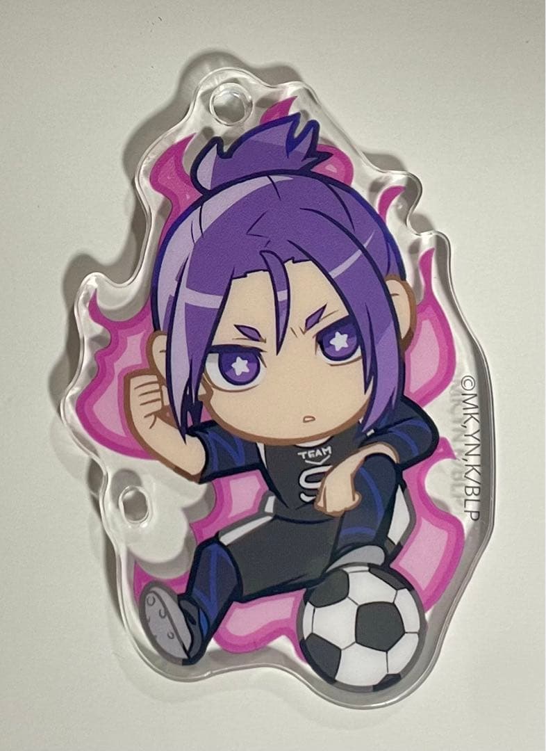 Blue Lock Decora Pic Character Mascot Acrylic Keychain Gashapon