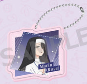 My Dress up Darling Marin Kitagawa Rose Cosplay rubber keychain by Aniplex