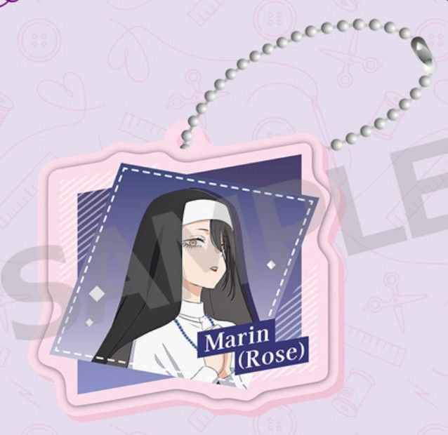 My Dress up Darling Marin Kitagawa Rose Cosplay rubber keychain by Aniplex