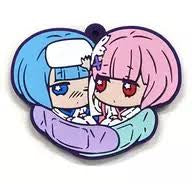 Re:Zero - Starting Life in Another World Rem & Ram Chara Banchoukou rubber keychain by Bushiroad