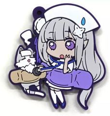 Re:Zero - Starting Life in Another World Emilia Chara Banchoukou rubber keychain by Bushiroad