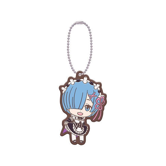 Re:Zero - Starting Life in Another World Rem rubber keychain JP