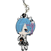 Re:Zero - Starting Life in Another World Rem strap rubber keychain by Bushiroad