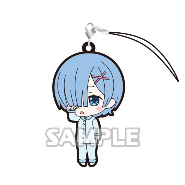 Re:Zero - Starting Life in Another World Rem strap rubber keychain 2 by Bushiroad