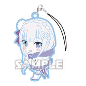 Re:Zero - Starting Life in Another World Emilia strap rubber keychain by Bandai