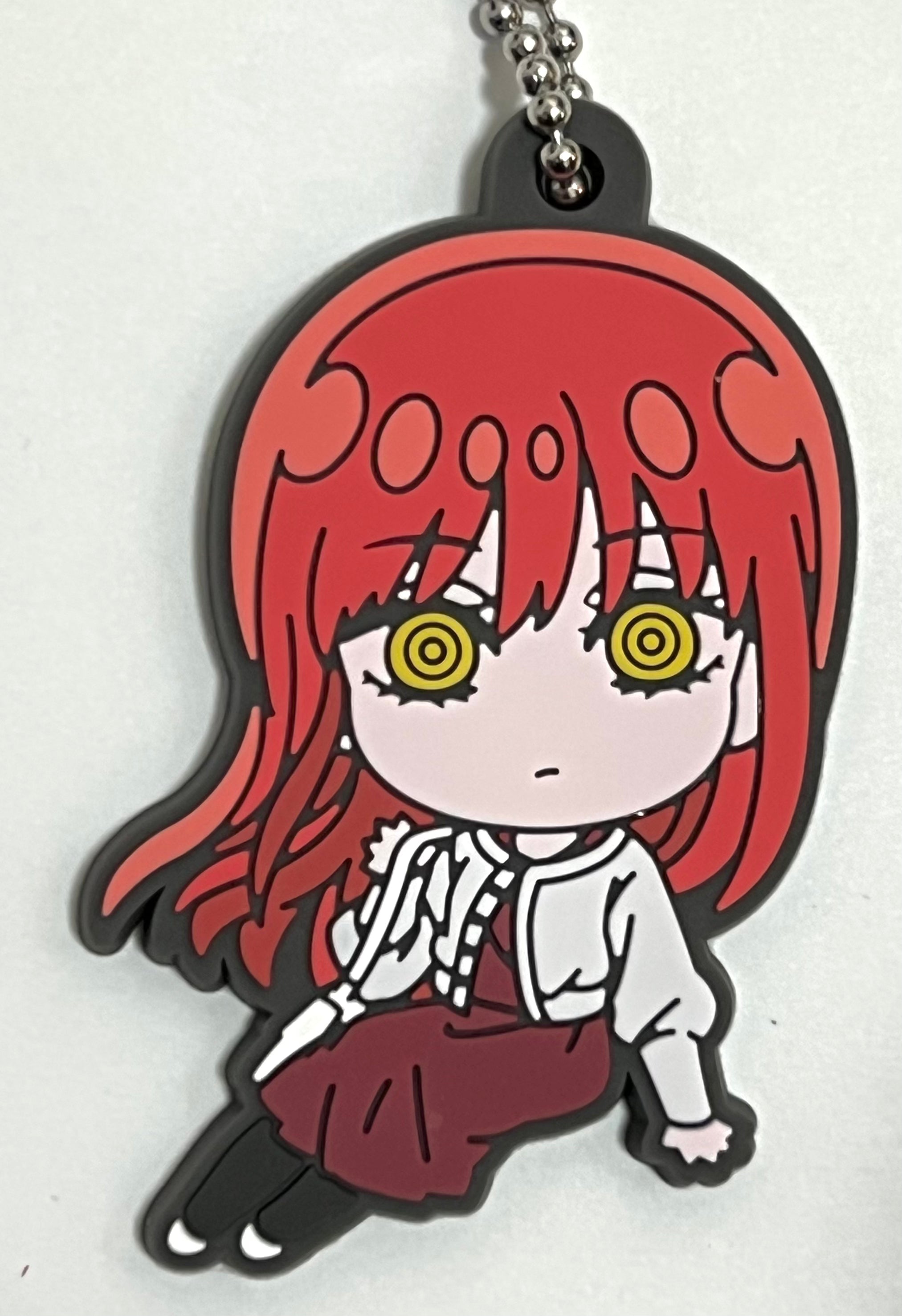 Chainsaw Man Reze Arc Deformed Rubber Keychain Gashapon