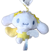 Sanrio Cinnamoroll Angel Yellow Plush Keychain JP