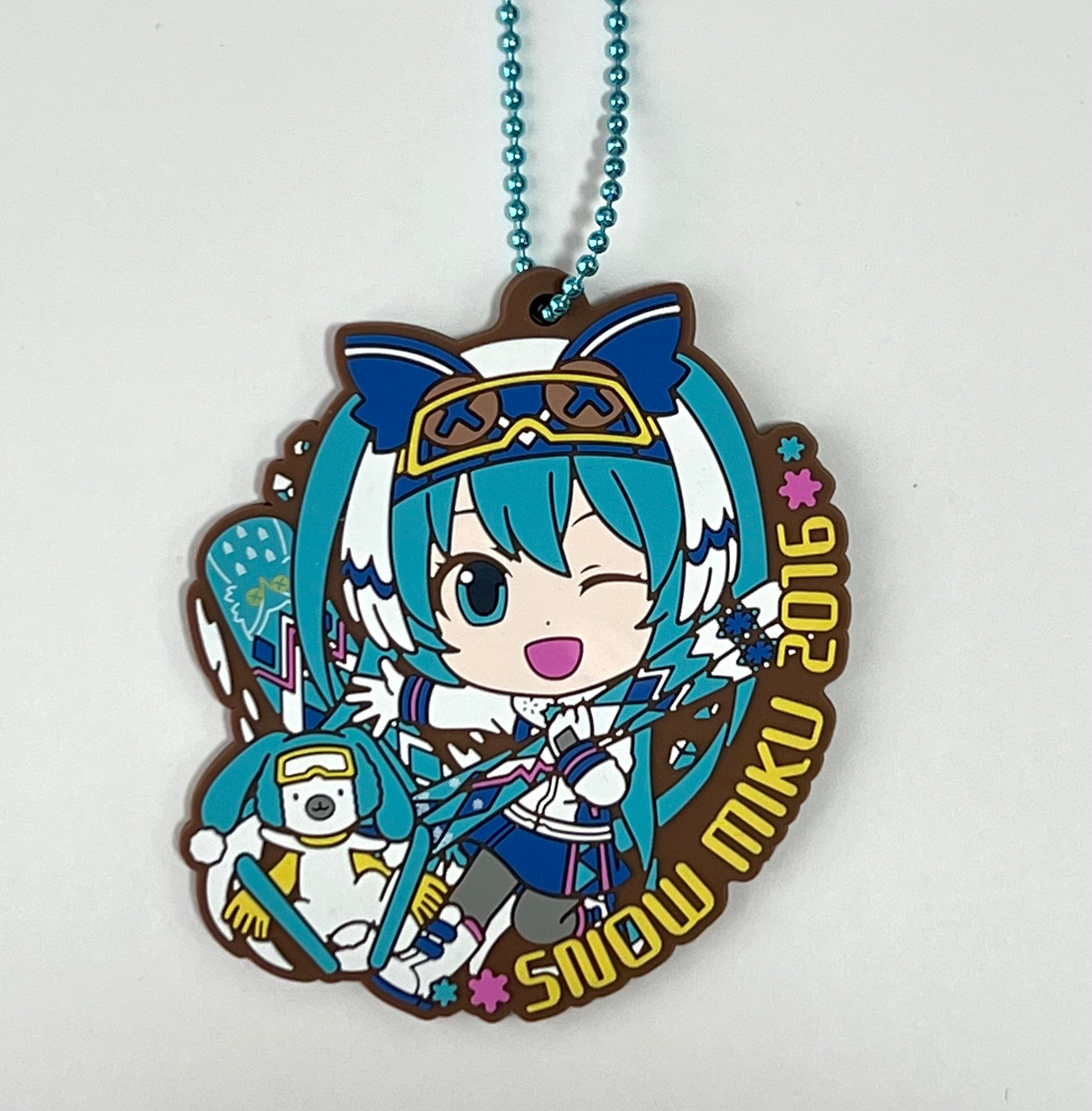 Vocaloid Hatsune Miku Snow Ver Keychain 1