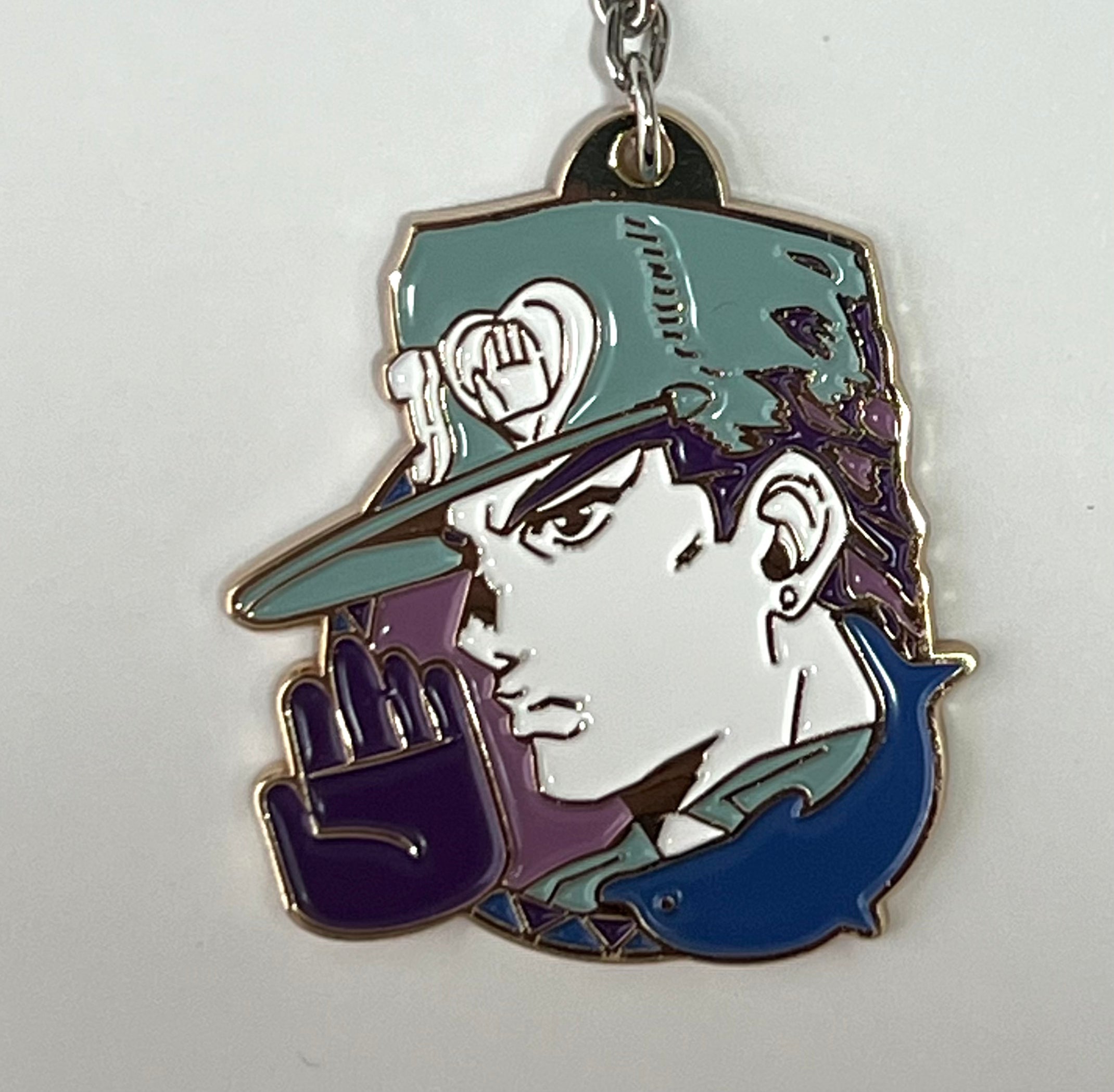 jojo's Bizarre Adventure  Jotaro Kujo Metal Keychain 1