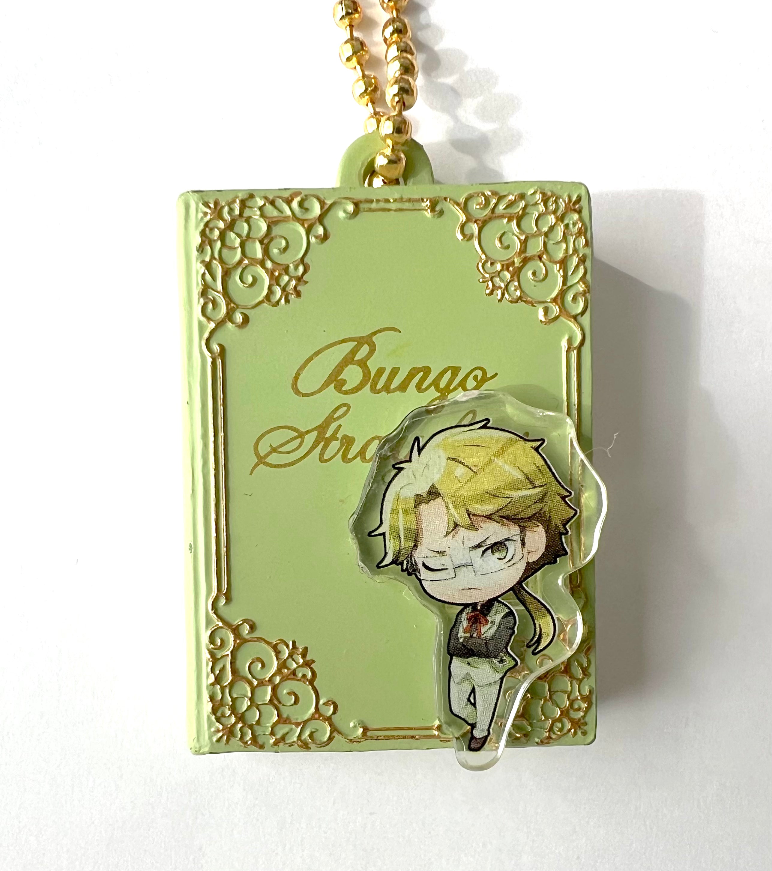 Bungo Stray Dogs Mini Book Plate Collection Takara Tomy Doppo Kunikida Keychain RARE