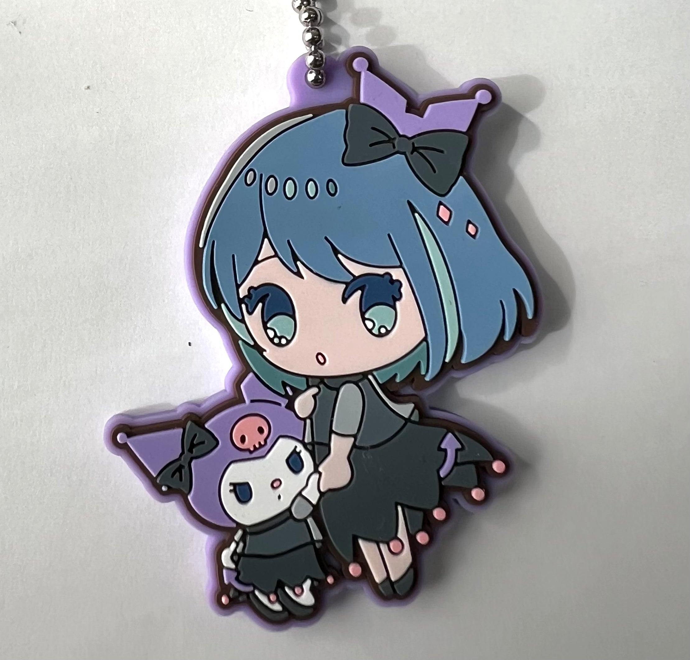 Oshi No Ko Akane x Kuromi Sanrio Keychain 1