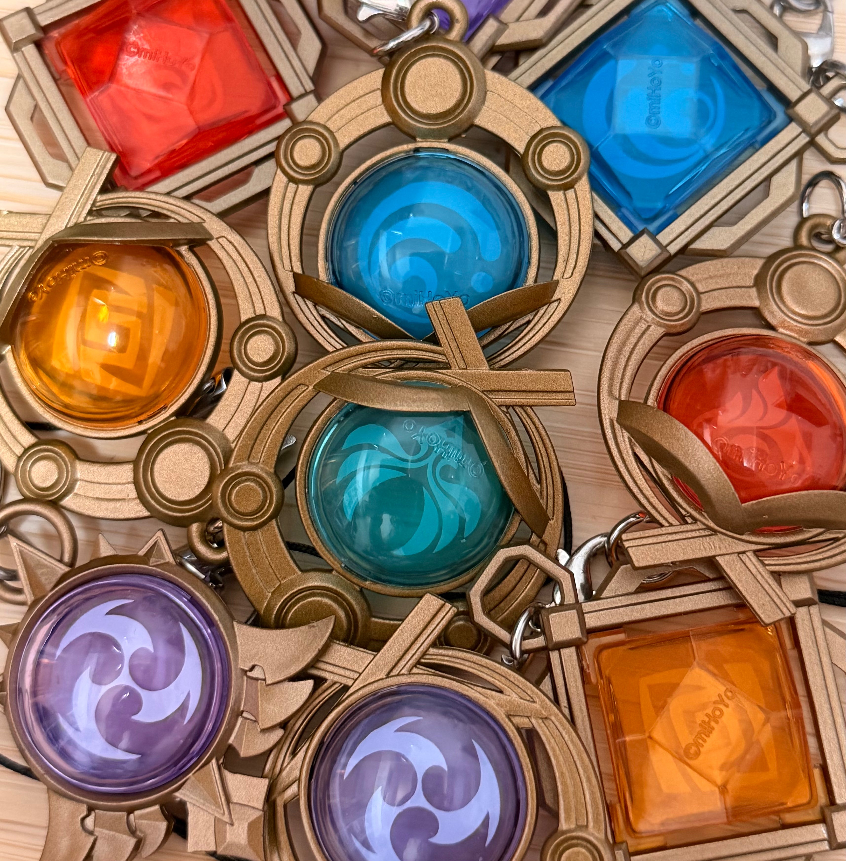 Genshin Impact Vision Keychain (1 Random Vision) JP EXclusive Gashapon