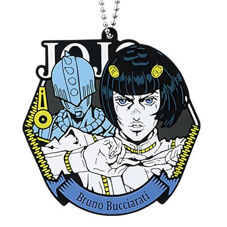 JoJo’s Bizarre Adventure Bruno Bucciarati rubber keychain by Bandai