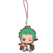 One Piece Roronao Zoro strap rubber keychain JP